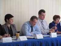 На совещании