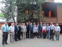 Фото на память у Дома музея Мичурина